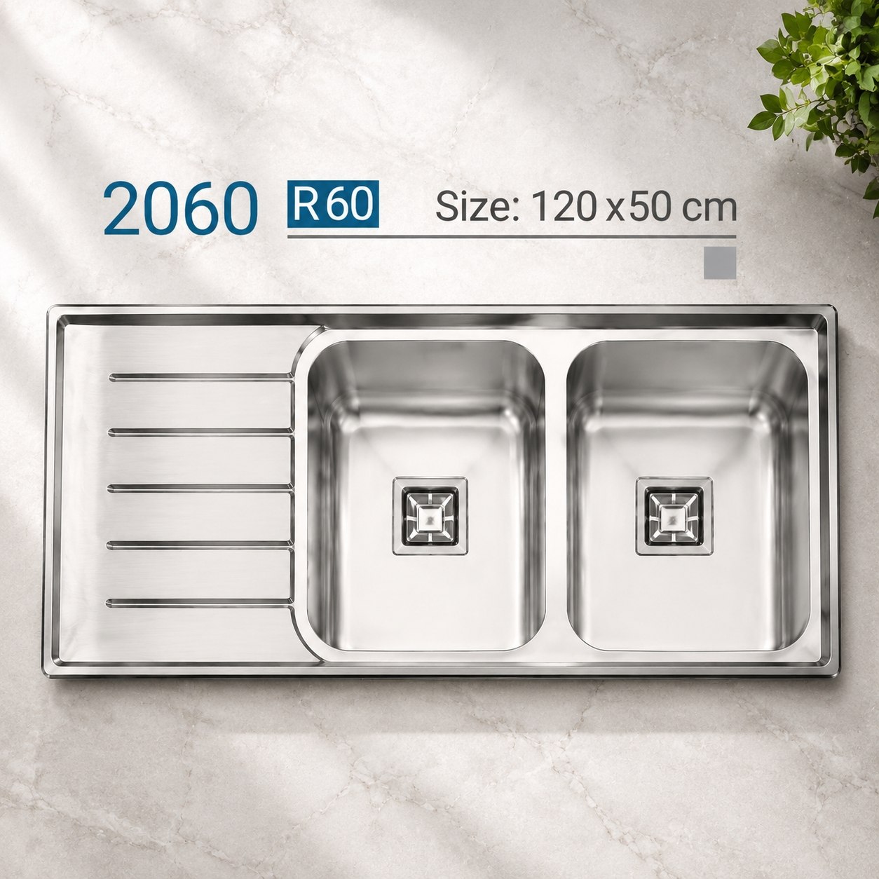 سینک ایلیا استیل مدل 2060